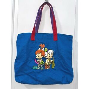 The Flintstones Bam Bam & Pebbles Tote Bag  1994 Vintage 90s